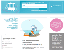Tablet Screenshot of lilli.ch