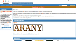 Desktop Screenshot of lilli.hu