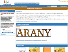 Tablet Screenshot of lilli.hu